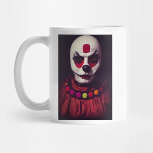 A Creepy, Scary Clown Mug